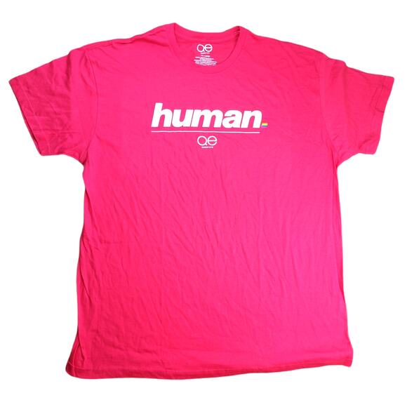 QUEER EYE FOR THE STRAIGHT GUY PINK HUMAN T SHIRT PRIDE LGBTQ SIZE XX-LARGE NWT - Picture 1 of 4